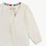 Pin Dot Cream Modal Magnetic Footie