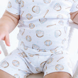 Magnolia Baby Precious Lil' Sluggers Short Pajamas – Light Blue
